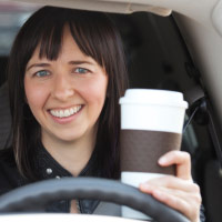 Conduire avec du café